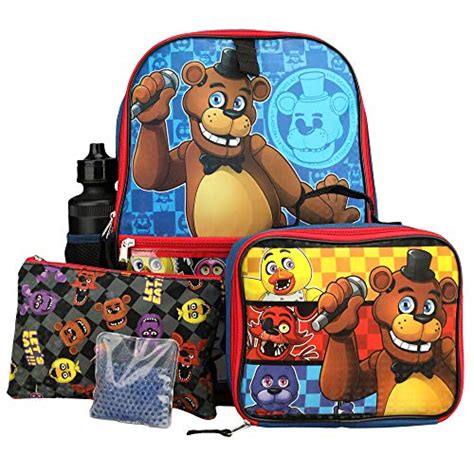 Five Nights At Freddys Backpack Set Kids 4 Piece .